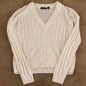 Brave Soul cream sweater. EUC